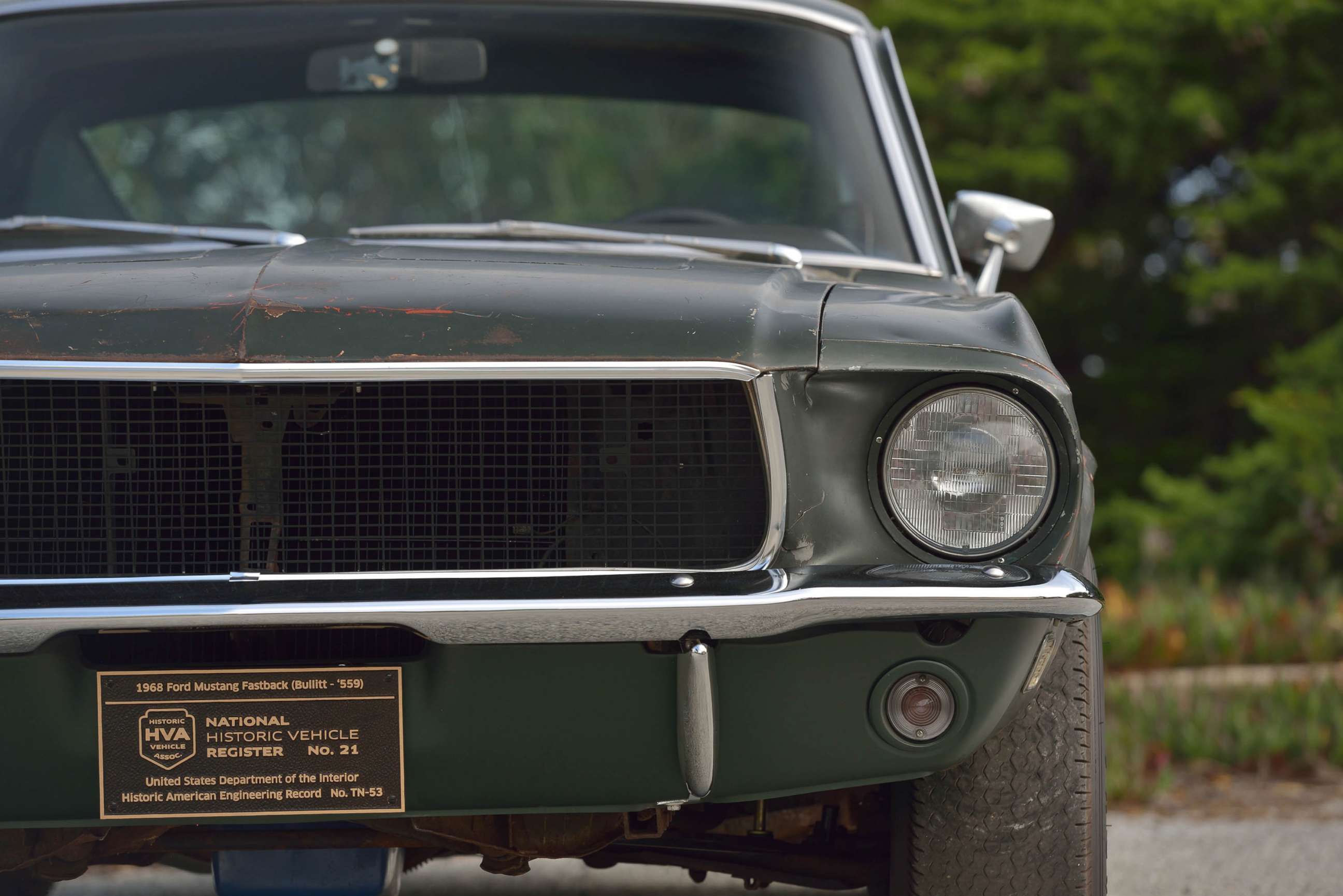 PHOTO: The 1968 Mustang fastback is regarded as one of the most famous movie cars of all time.