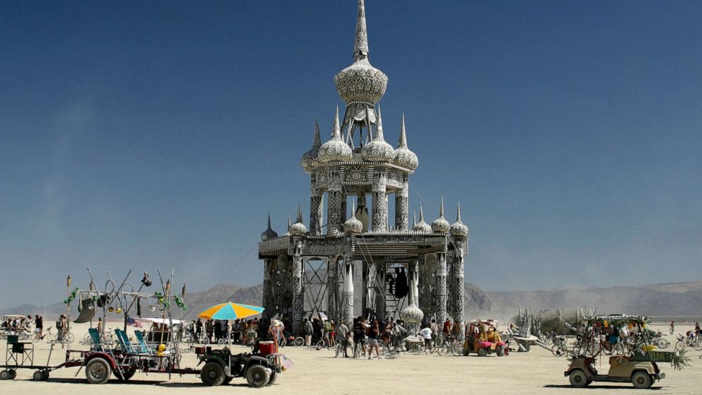 PHOTO: Burning Man festival in Black Rock City, Nev., 2003.
