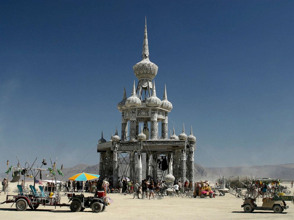 PHOTO: Burning Man festival in Black Rock City, Nev., 2003.