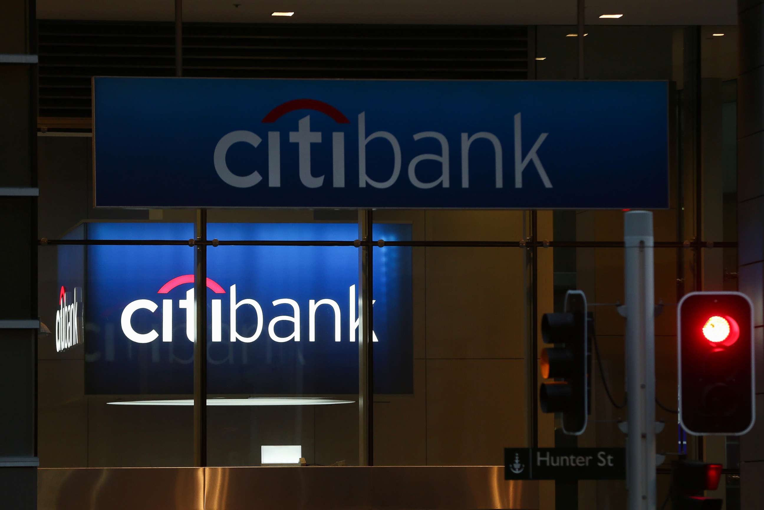 PHOTO: Citibank branch in Sydney, Australia, June 1, 2018.