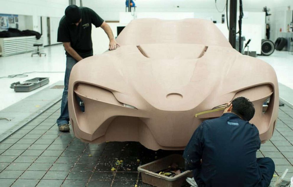 PHOTO: A clay model of the FT-1 concept, which inspired the fifth-generation Supra.