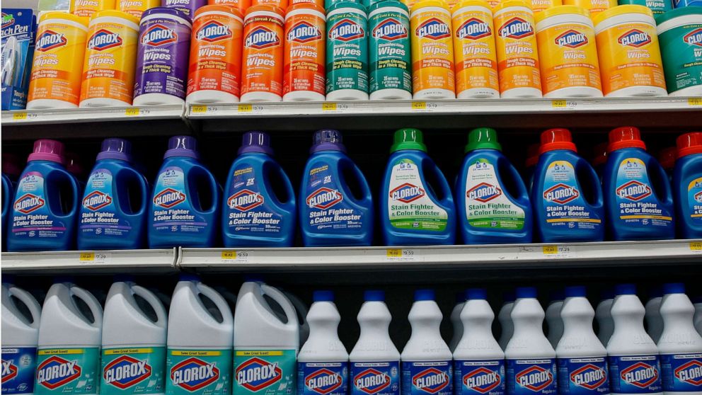 PHOTO: Clorox brand products.