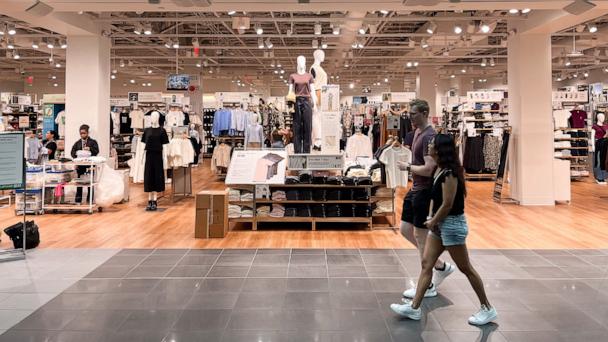 A UNIQLO clothing store is seen at a shopping mall in Arlington, Virginia, on July 10, 2025. 