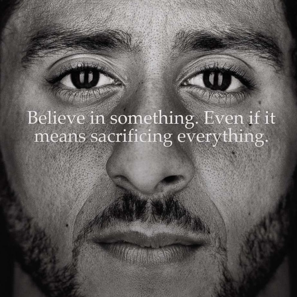 Belonend Horzel Frons Nike's Colin Kaepernick 'Just Do It' campaign is controversial, but on  brand: Experts - ABC News