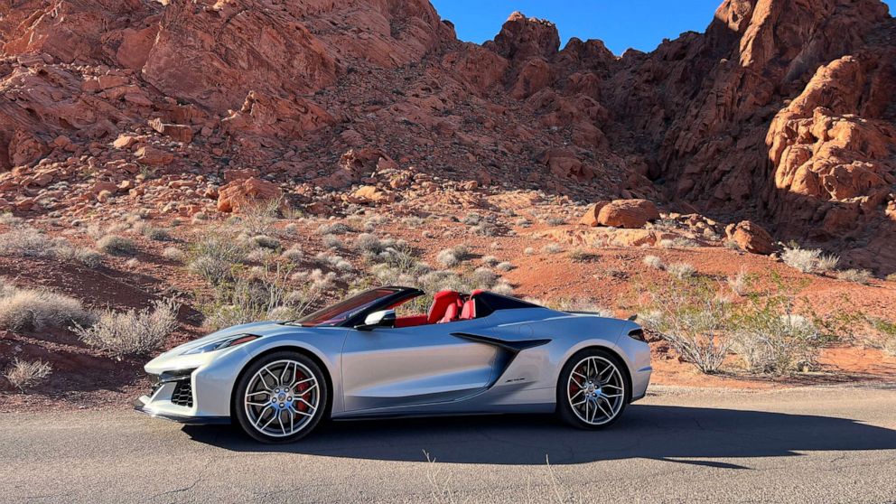 PHOTO: The Corvette Z06, with its all-new naturally aspirated V8 engine, is more powerful than the last generation.