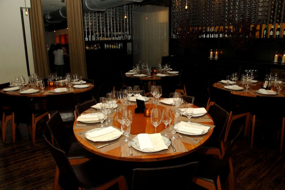 PHOTO: In this April 28, 2009, file photo, the interior of Craft Restaurant in New York is shown.