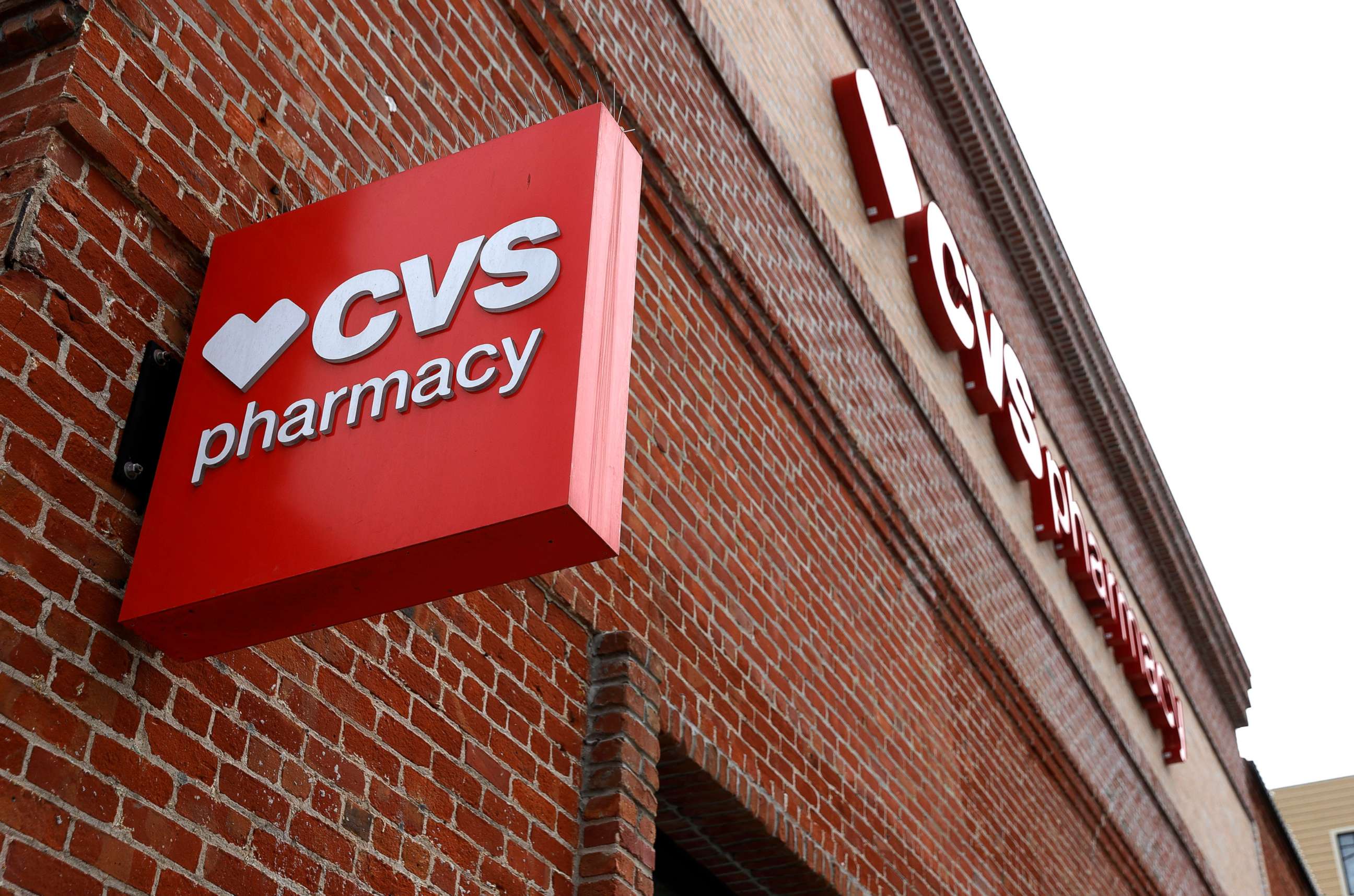 PHOTO: The front of a CVS store in San Francisco on Feb. 16, 2021. 