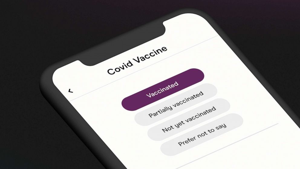 Bumble Tinder Hinge And More Popular Dating Apps To Let Users Show Vaccination Status Abc News