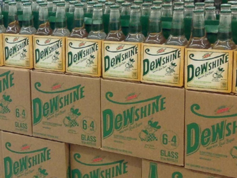 PHOTO: New product from Mountain Dew, Mtn Dew DEWshine, is seen here.