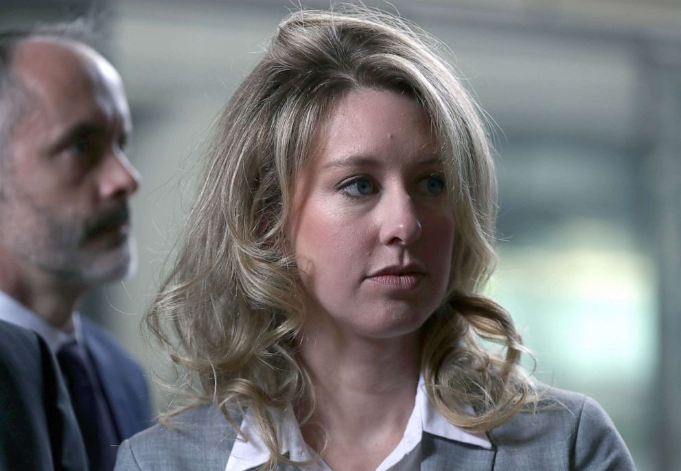 PHOTO: Former Theranos founder and CEO Elizabeth Holmes arrives at the Robert F. Peckham U.S. Federal Court, June 28, 2019, in San Jose, Calif.