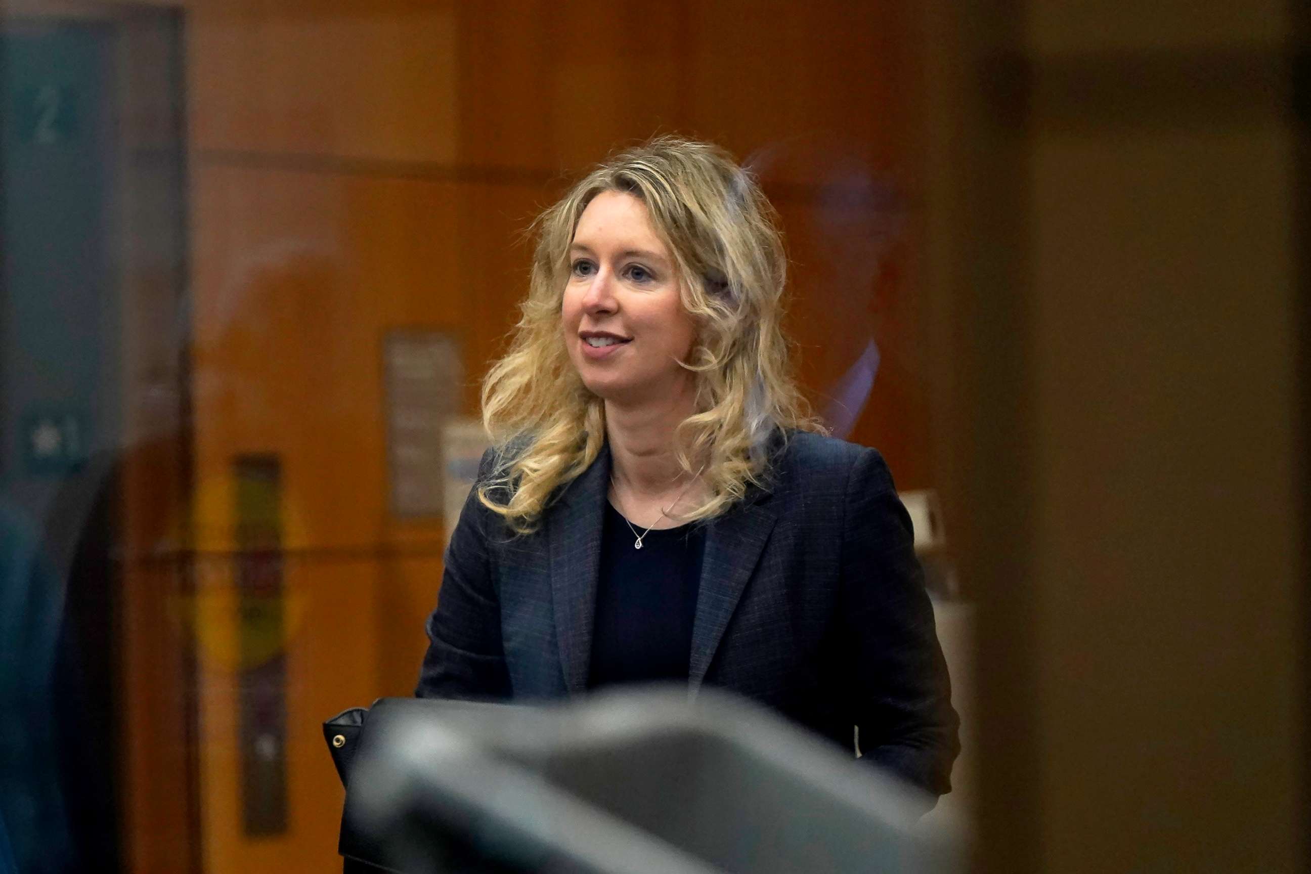 PHOTO: In this Oct. 17, 2022, file photo, former Theranos CEO Elizabeth Holmes arrives at federal court in San Jose, Calif.
