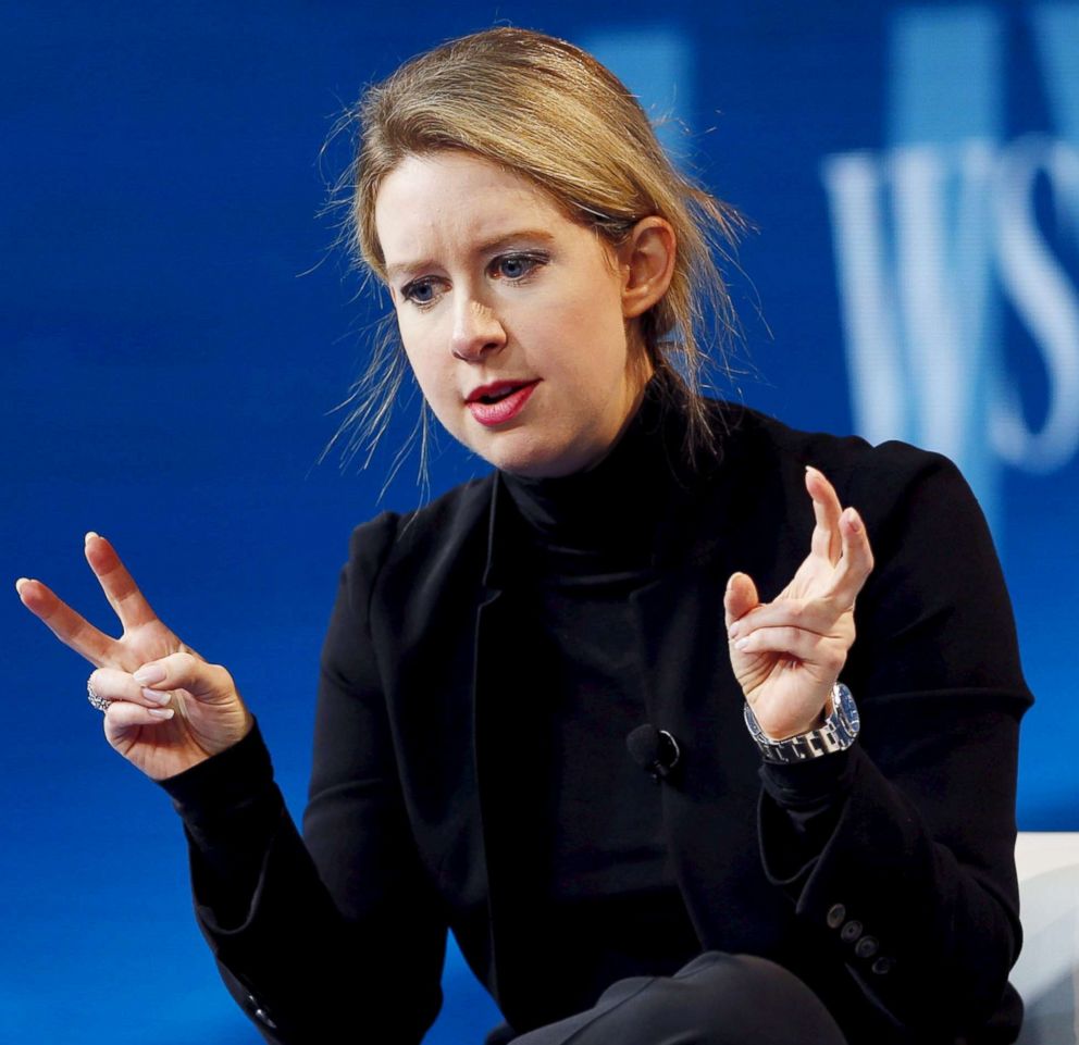 PHOTO: Elizabeth Holmes, founder and CEO of Theranos, speaks at a conference at the Montage hotel in Laguna Beach, Calif., in this Oct. 21, 2015. 