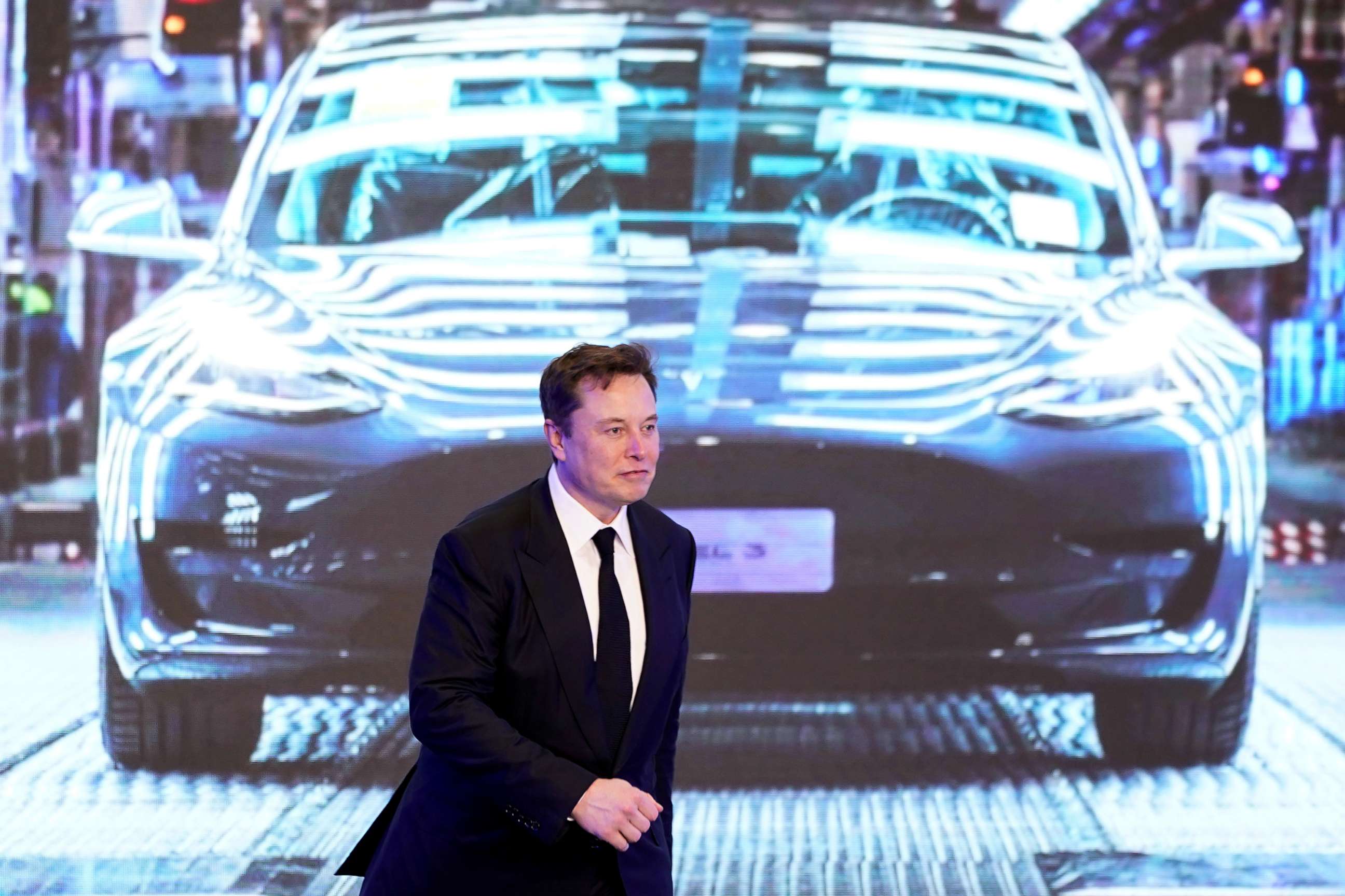 PHOTO: Tesla CEO Elon Musk appears at an event in Shanghai, China, Jan. 7, 2020.