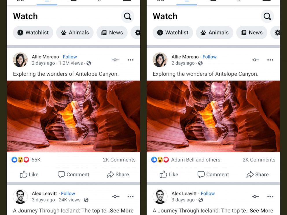 Facebook tests hiding likes to see if it will change how people engage