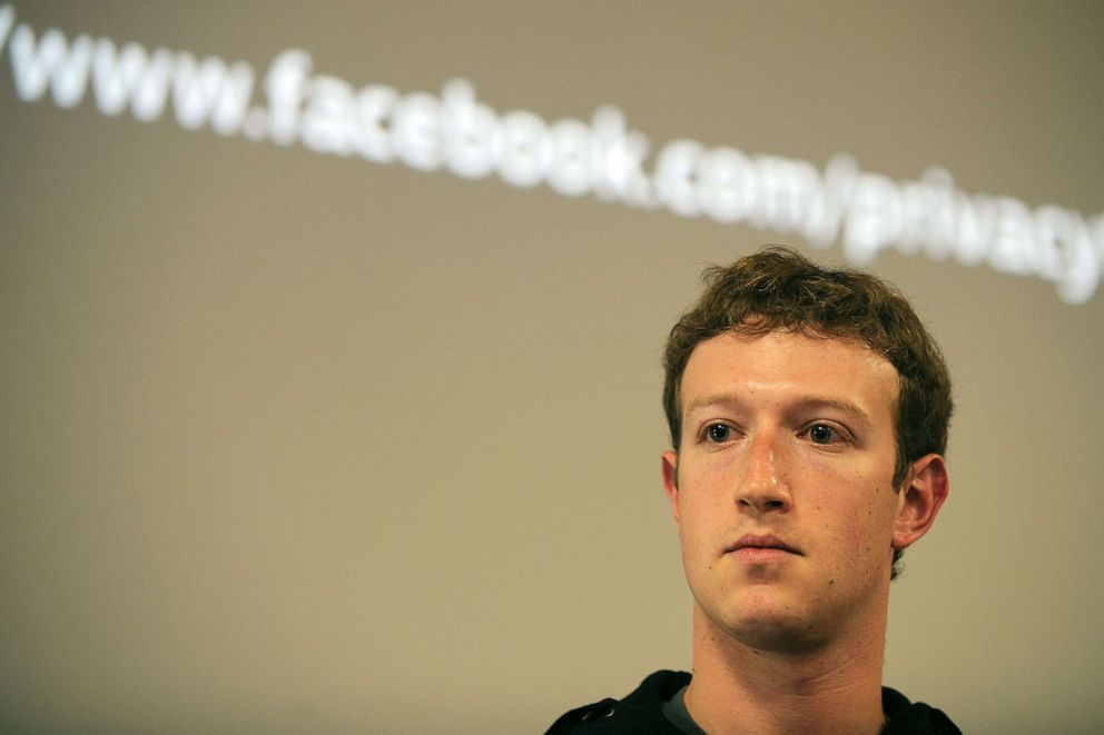 PHOTO: In this file photo taken on May 26, 2010, Mark Zuckerberg speaks during a press conference at the Facebook headquarters in Palo Alto, Calif.