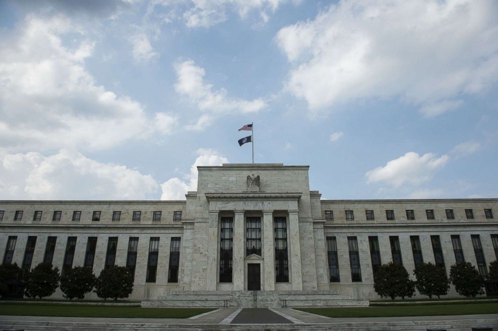 PHOTO: In this file photo taken on June 14, 2017, the U.S. Federal Reserve is seen in Washington.