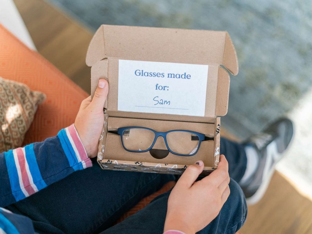 PHOTO: Fitz Frames glasses are seen here.