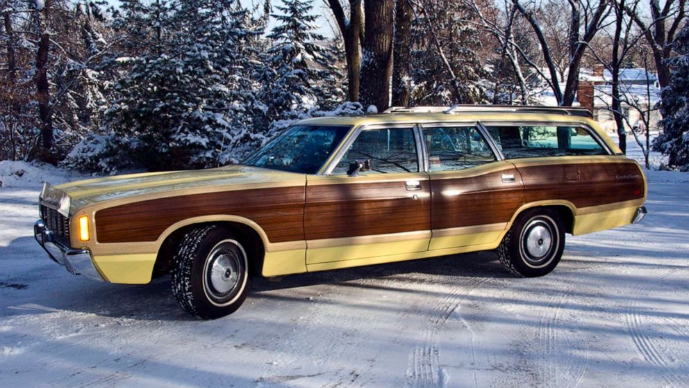 PHOTO: 1972 Ford Country Squire Station Wagon in Mendota Heights, Minnesota.