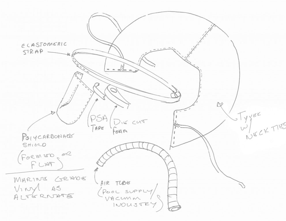 PHOTO: A sketch released by the Ford Motor Company shows a disposable hood design.