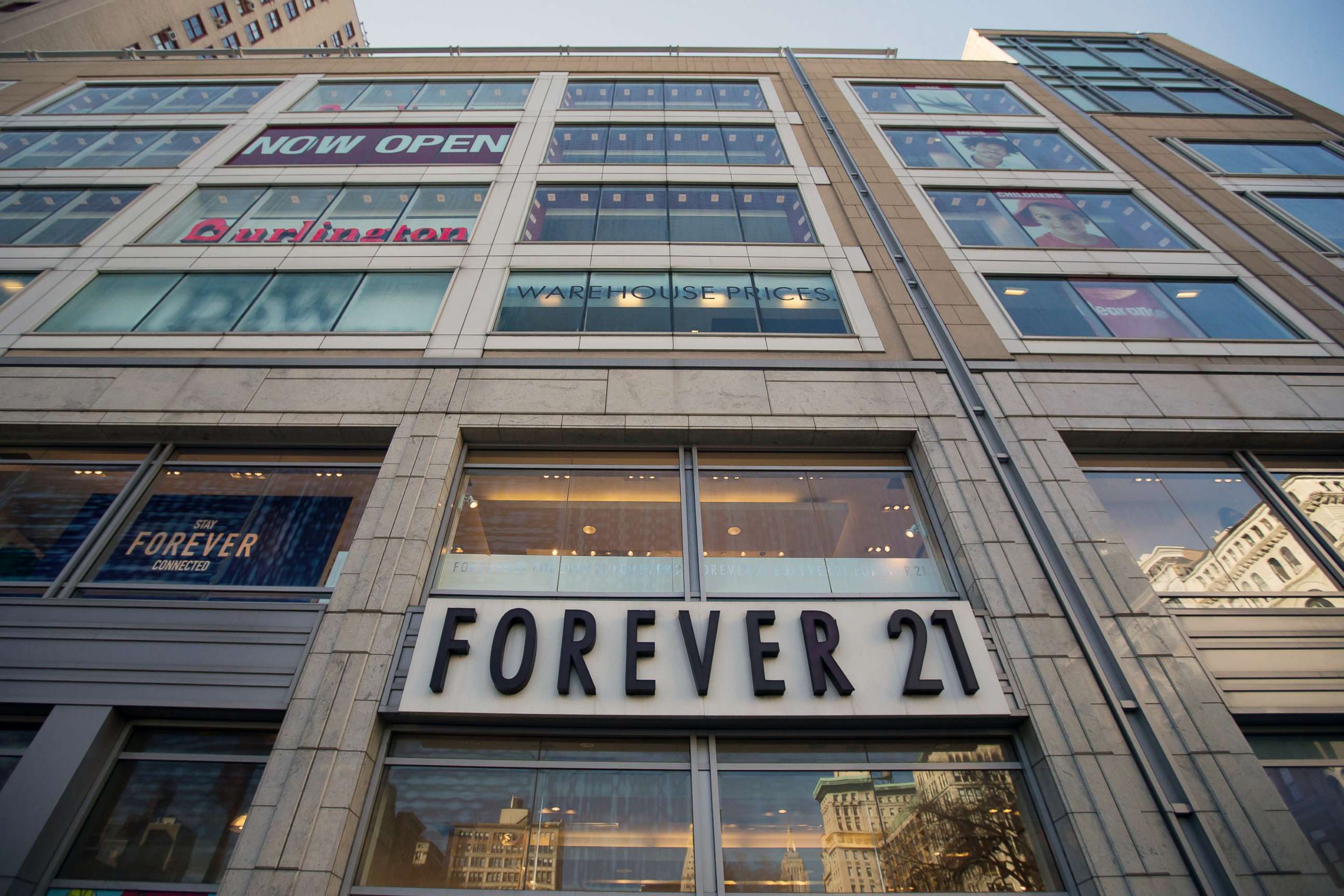 PHOTO: A general view of the exterior facade of Forever 21 store in Union Square in this  Dec.24, 2013 file photo in New York City.