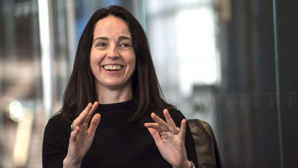 Sarah Friar, chief financial officer of Square Inc., speaks during an interview in San Francisco, March 2, 2017.