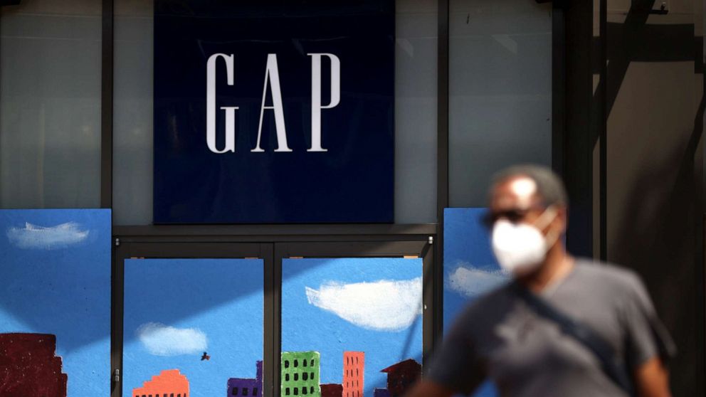 PHOTO: A pedestrian walks by a GAP store on Aug. 18, 2020, in San Francisco.