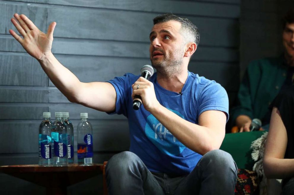 PHOTO: Gary Vaynerchuk speaks onstage at the Sound Ventures Tech Competition, PerfectPitch, at SXSW at Hotel Van Zandt on March 10, 2018 in Austin.