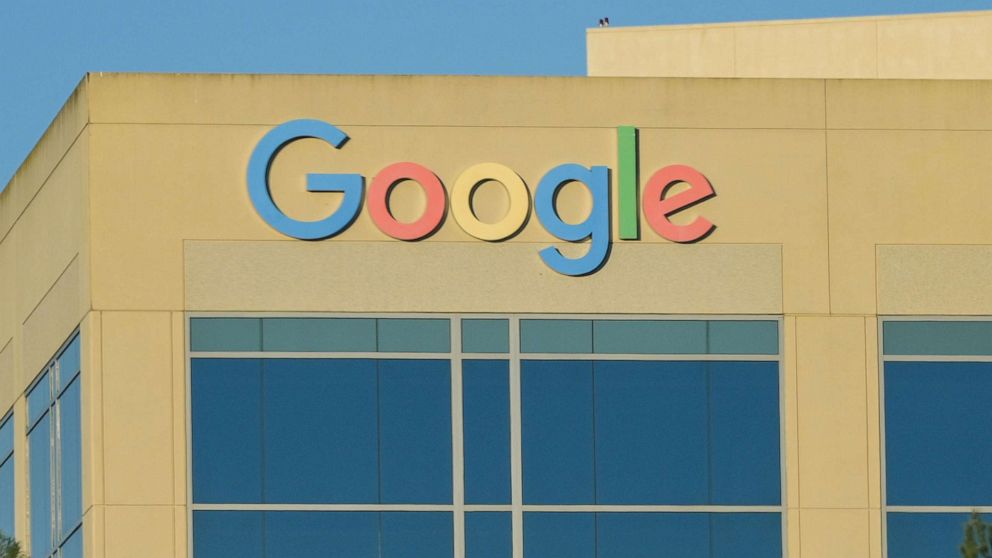 PHOTO: In this Feb. 27, 2021, file photo, a view of the Google building is seen in Irvine, Calif.