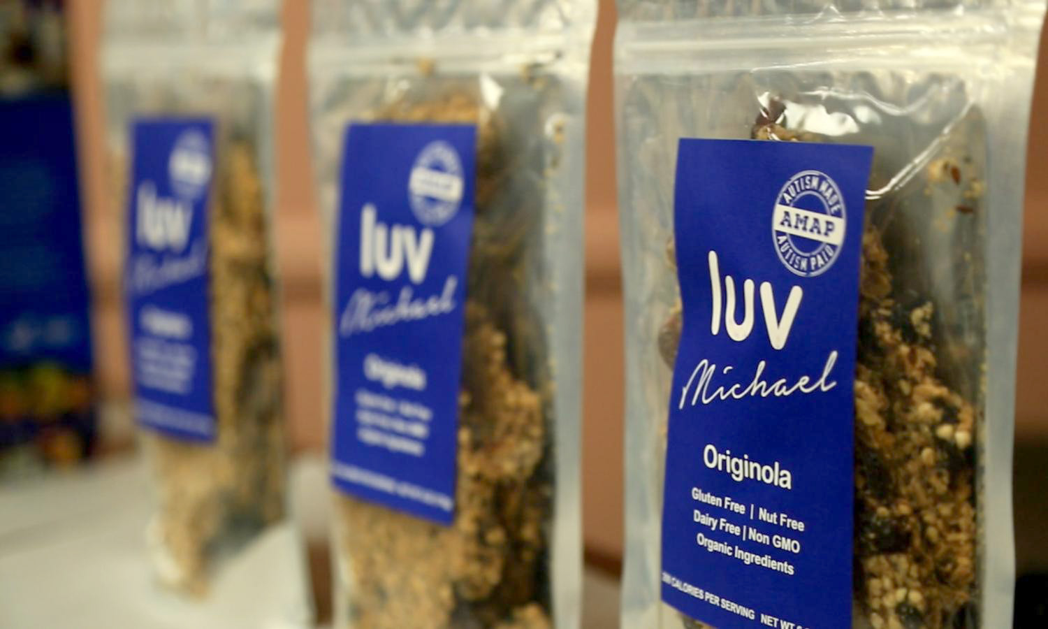 PHOTO: Luv Michael granola is seen here. It is sold in more than 60 stores on the East Coast.