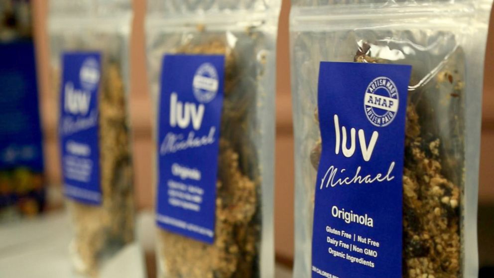 PHOTO: Luv Michael granola is seen here. It is sold in more than 60 stores on the East Coast.