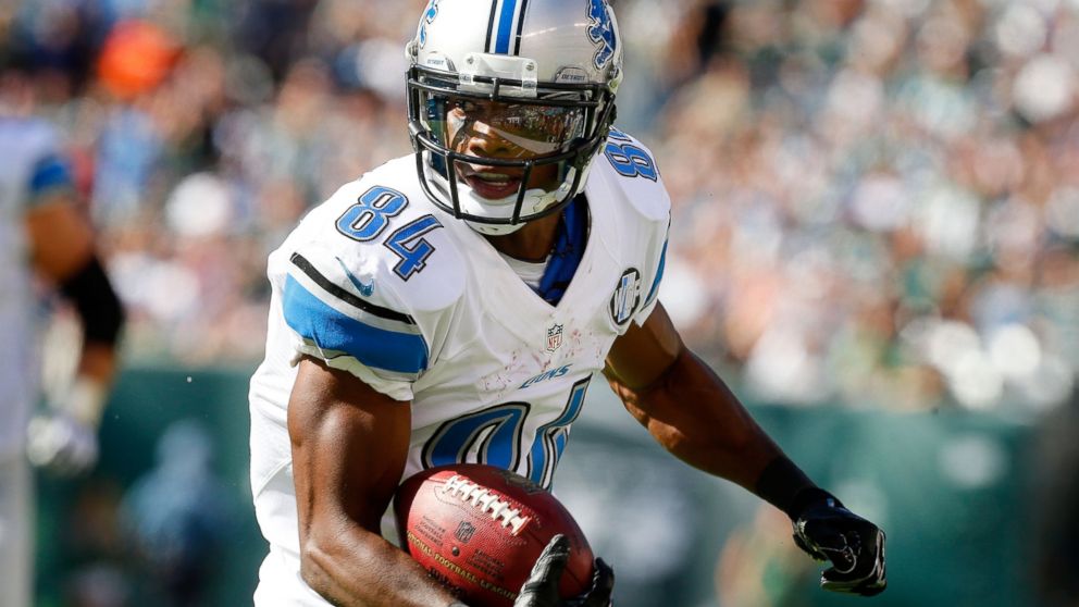 Ryan Broyles of the Detroit Lions in action against the New York Jets, Sept. 28, 2014, at MetLife Stadium in East Rutherford, N.J. 