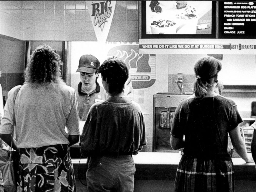 PHOTO: A Burger King in Denver, June 13, 1988. 