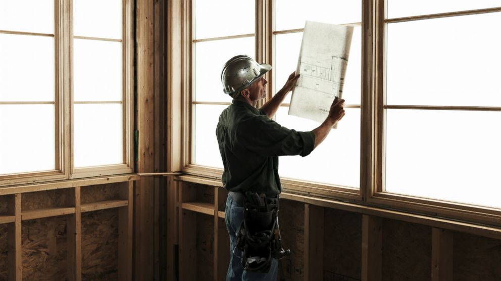 A contractor is seen in this undated stock photo. 