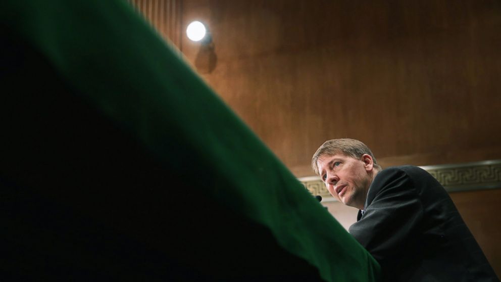 Consumer Financial Protection Bureau Director Richard Cordray testifies before the Senate Banking, Housing and Urban Affairs Committee on Capitol Hill, June 10, 2014 in Washington.