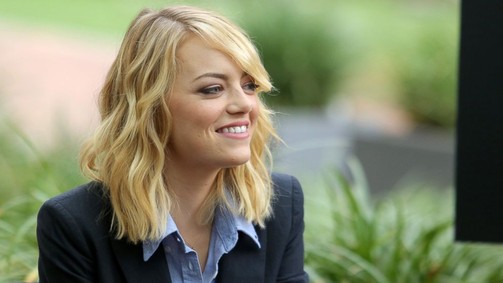 Emma Stone attends "The Amazing Spiderman" fan event at Sony Pictures Studios on Nov. 16, 2013 in Culver City, Calif.  