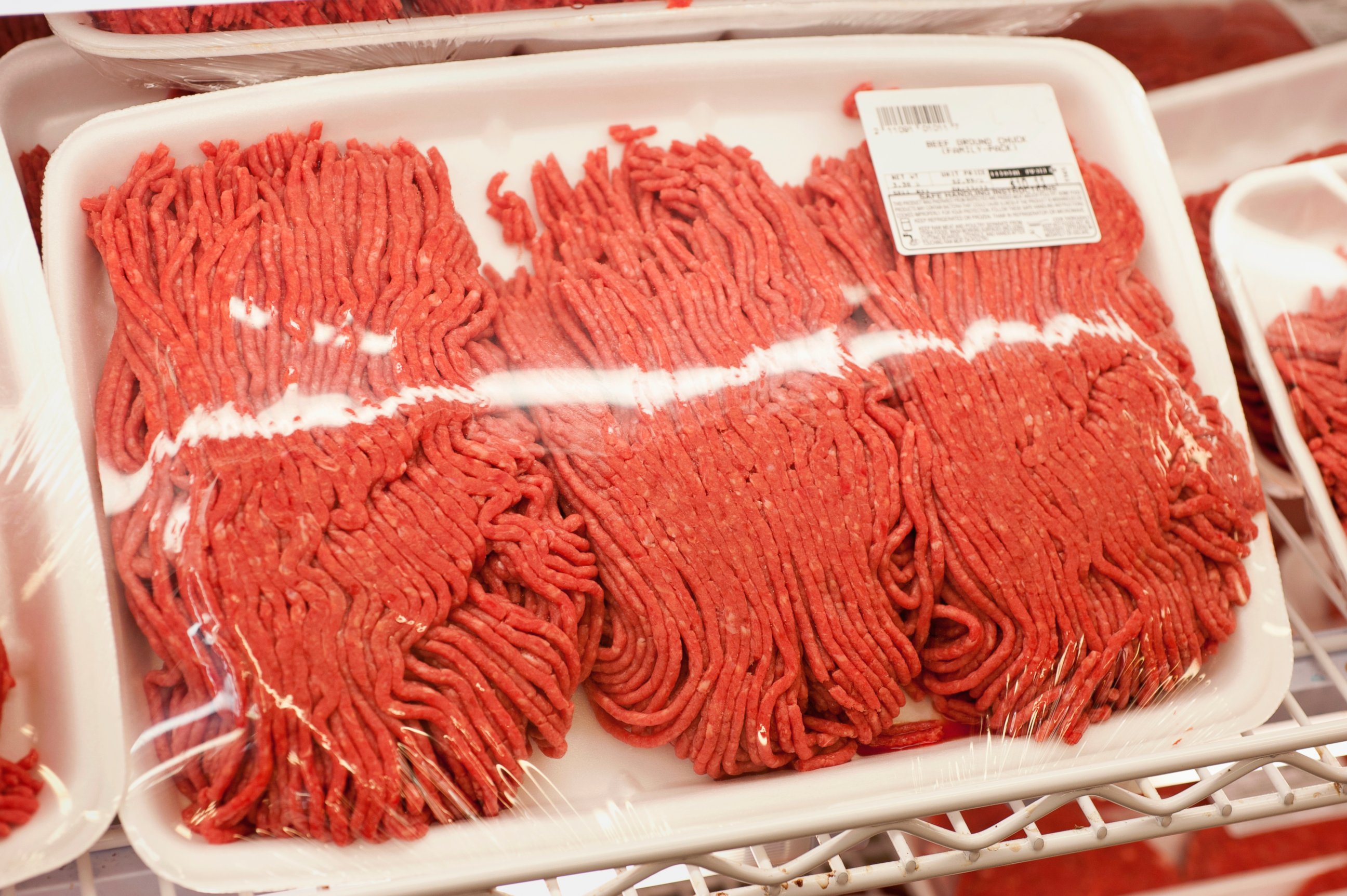 PHOTO: 100 percent ground chuck beef per pound costs about $4.29.