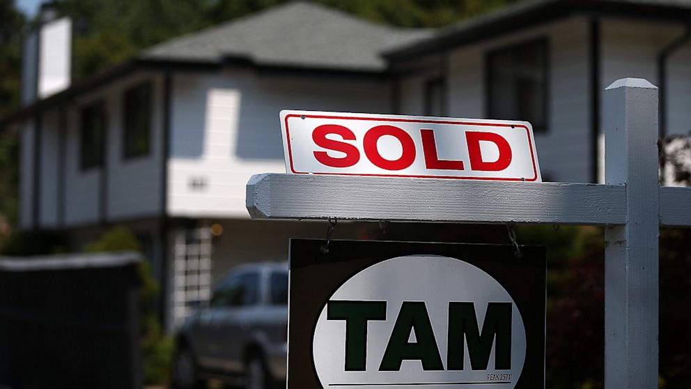 A sold sign is posted in front of a home in San Anselmo, Calif., in this July 2, 2013 photo.