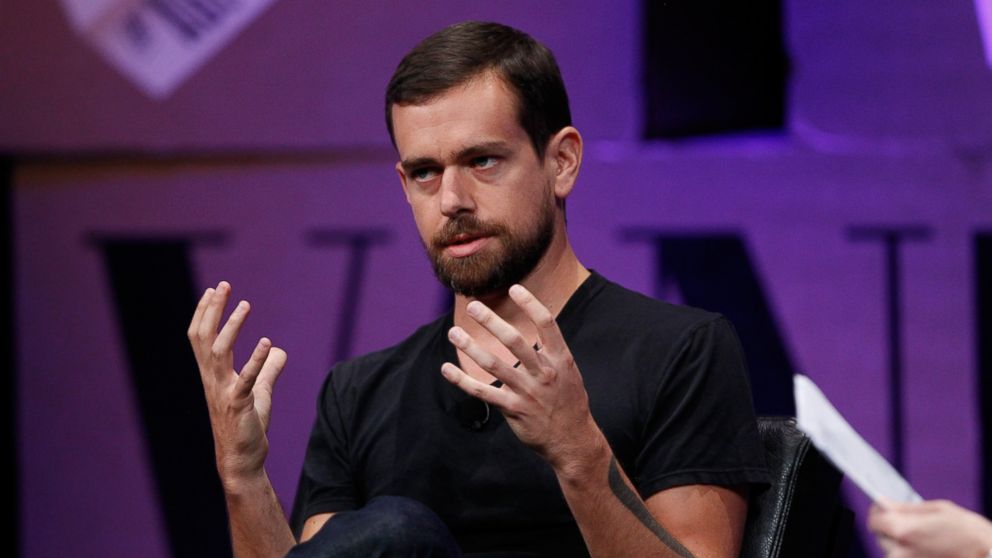 Jack Dorsey speaks onstage during "From 7 Dwarves to 140 Characters" in San Francisco on Oct. 9, 2014.
