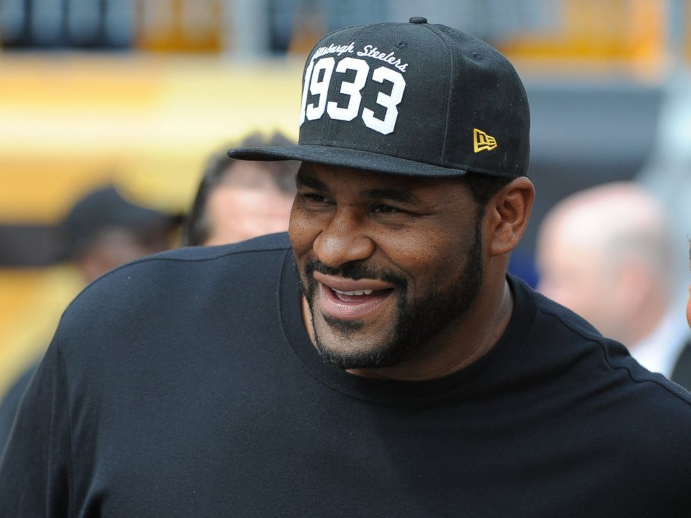 PHOTO: Former running back Jerome Bettis of the Pittsburgh Steelers looks on from the sideline before a game against the Cleveland Browns at Heinz Field on Sept. 7, 2014, in Pittsburgh, Pa.