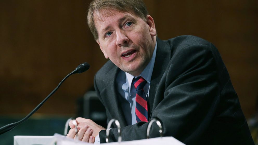 Consumer Financial Protection Bureau Director Richard Cordray testifies before the Senate Banking, Housing and Urban Affairs Committee on Capitol Hill, June 10, 2014 in Washington, DC. 