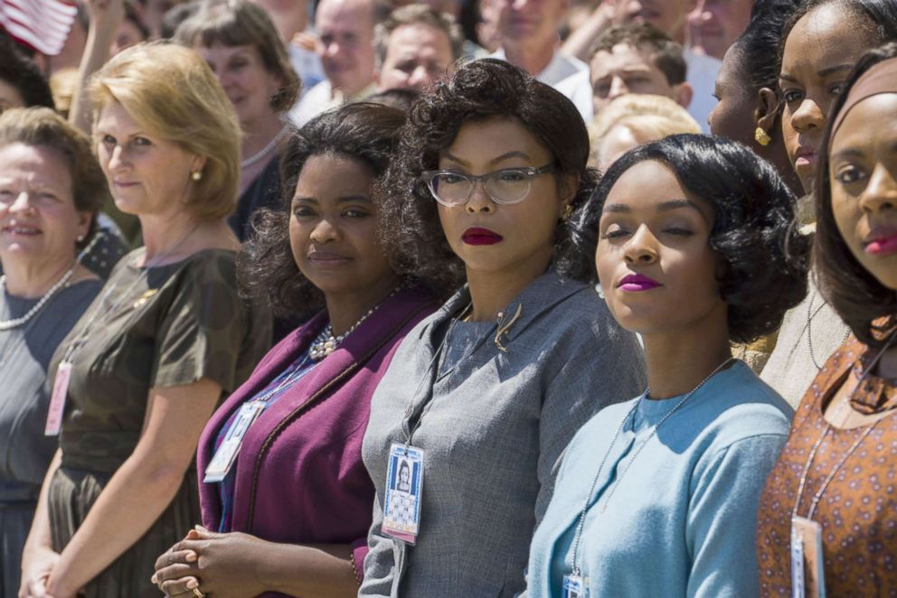 PHOTO: Octavia Spencer, Taraji P Henson and Janelle Monae in a scene from "Hidden Figures."