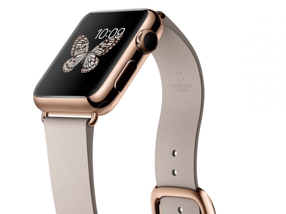 PHOTO: Pictured is the Apple Watch Edition. 