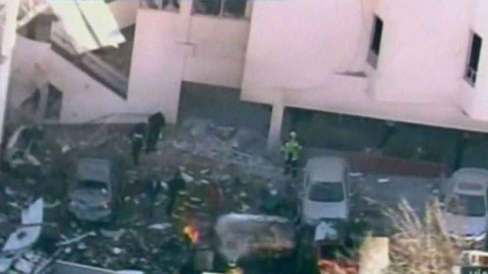 PHOTO: An explosion occurred at a children's hospital in Mexico City, Jan. 29, 2015. 