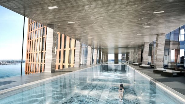 New York City Building With Pool In The Sky To Open This Year Abc News