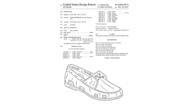 crocs patent