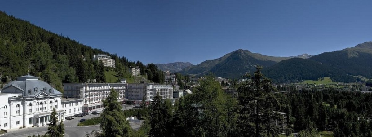 PHOTO: A view from the Steigenberger Grandhotel Belvedere is pictured. 