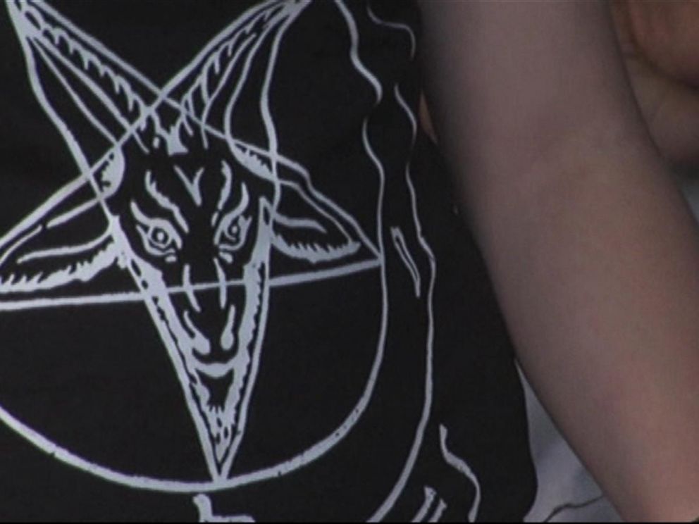 PHOTO: The scene outside the unveiling event organized by the Detroit Satanic Temple, July 25, 2015.