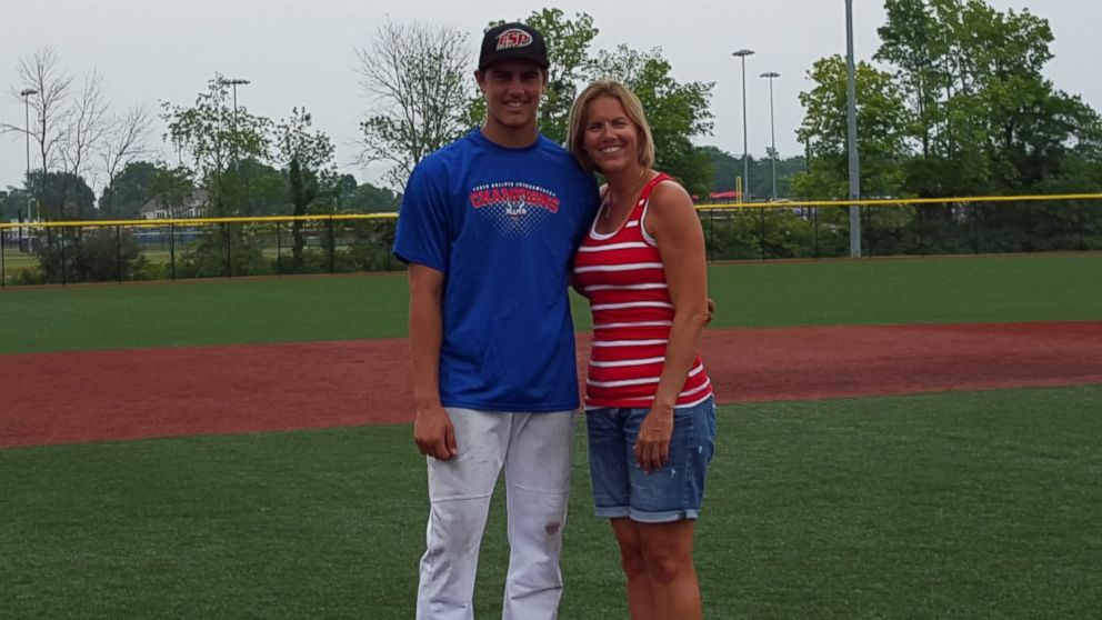 PHOTO: Barbara Nonte uses GameChanger to follow the games of her son, Garrett Goetz.