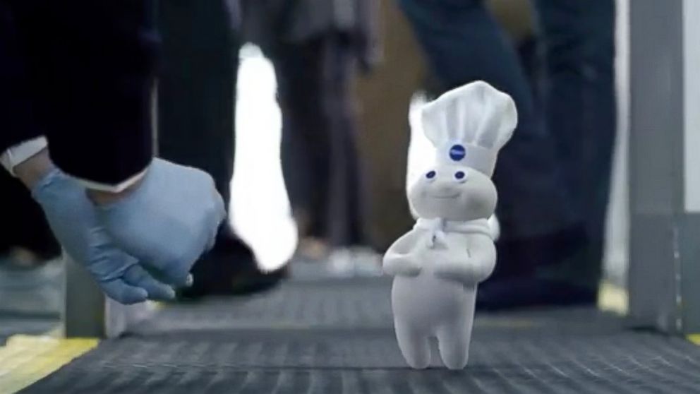 The Pillsbury Doughboy is featured in commercials for companies other than Pillsbury, including this Geico Insurance advertisement.