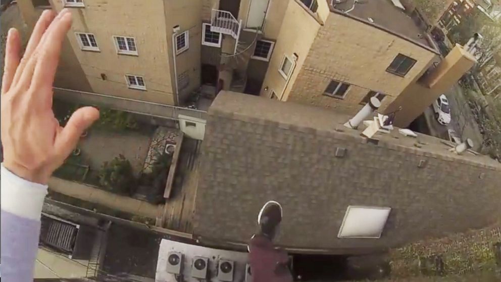 incredible-gopro-video-as-stuntman-jumps-from-roof-abc-news